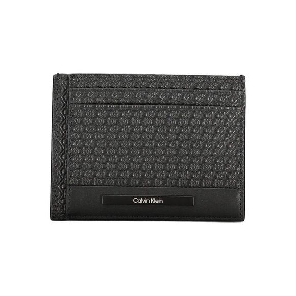 Calvin Klein Black Polyester Men's Shoulder Men's Bag